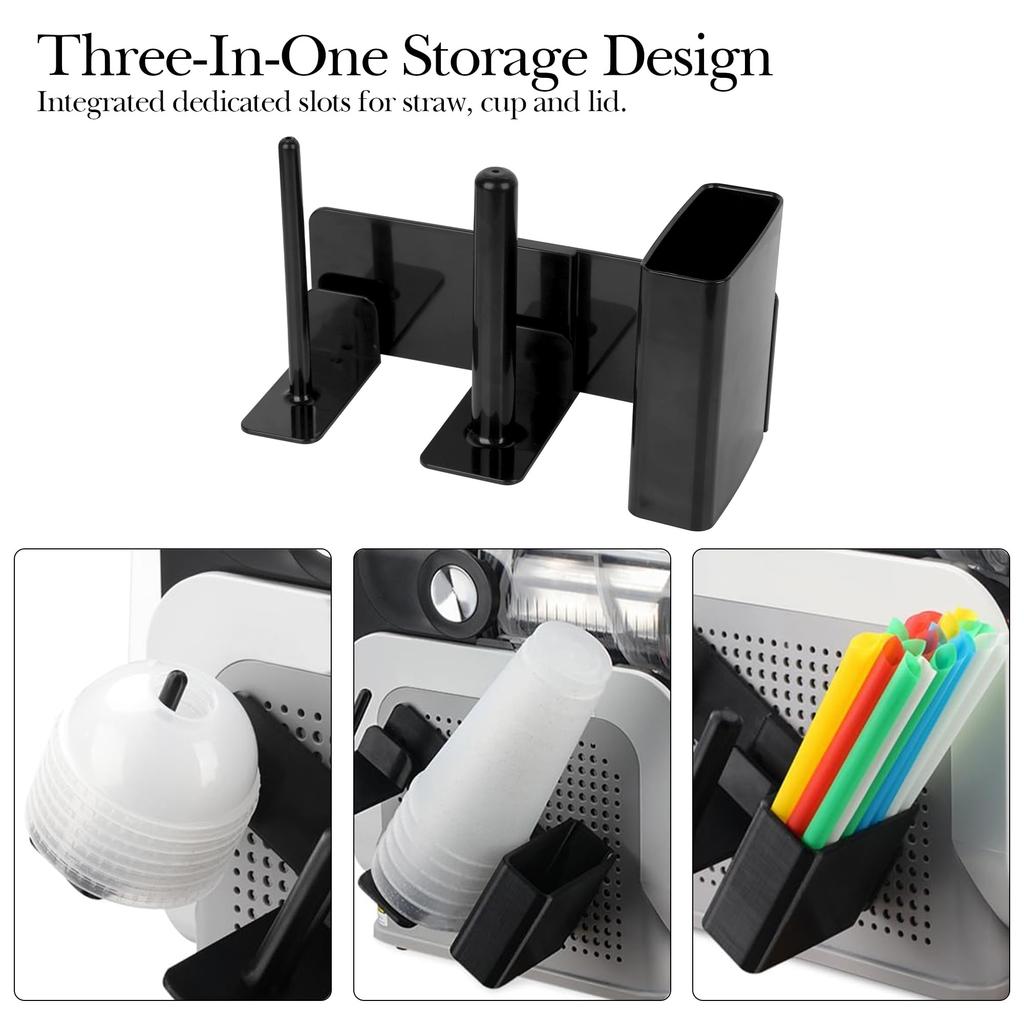 Linkidea Cup Organizer Holder for and Kitchen Counter Storage Rack and Drink Station Accessories Compatible with Ninja Slush Machine FS301 FS300 Set,