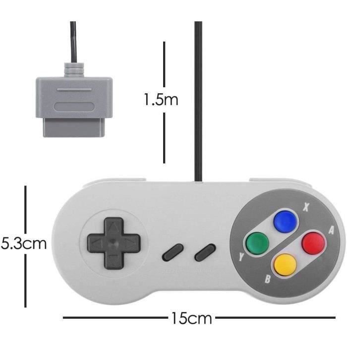 2 X Snes Compatible Retro Gamepad for Replacement