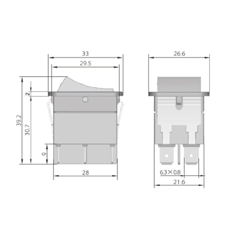 4 Pin Switches For Electrical Tool Heavy Duty Switches  4 Pin PA66 Power Control Switches for Electrical Devices