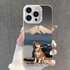 Cute Shiba Inu Phone Case For iPhone 17,16,15,14,13,12,11,Pro,XS,Max,Plus,Mini,SE White Candy Matte Shockproof Cover