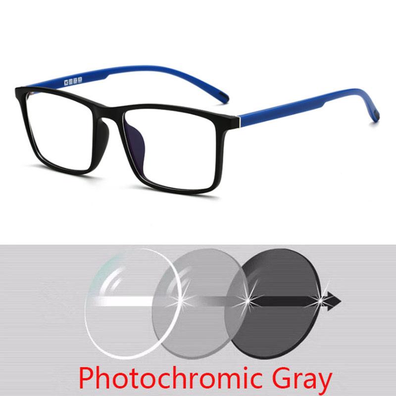 

0 -0,5 -0,75 -1,0 до -6,0 мінус градусів великі квадратні окуляри за рецептом для жінок і чоловіків надлегкі бізнес-комп ютерні оптичні окуляри Myopia -6.0