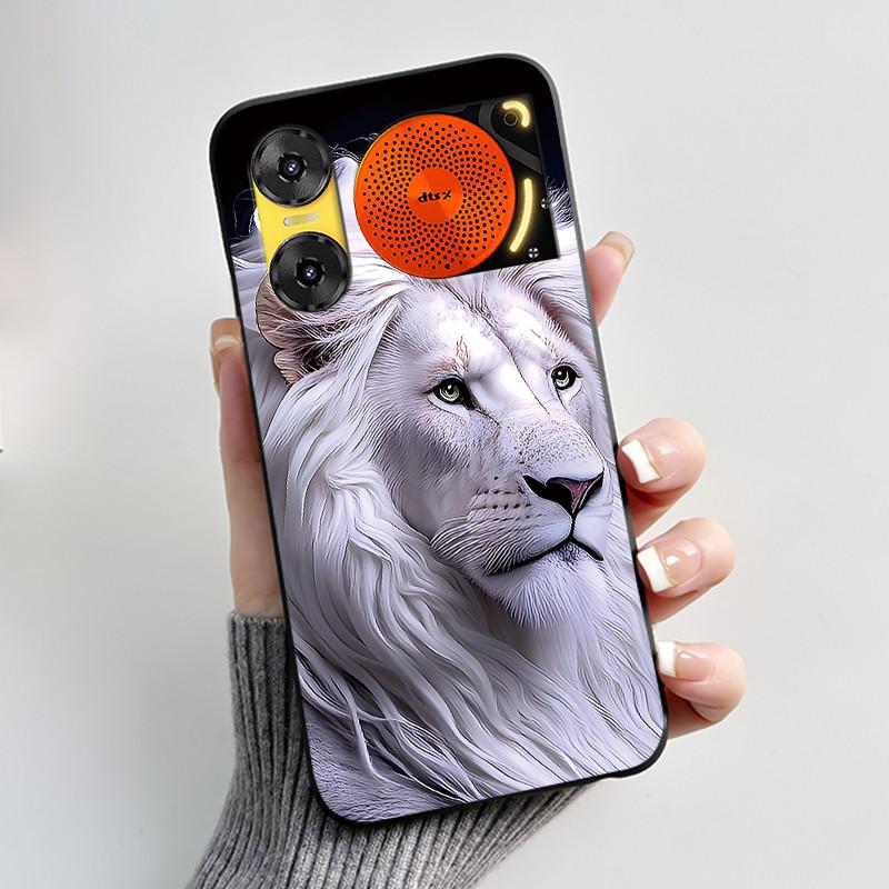 Case For ZTE Nubia Music 2 Z2460 Z2353 Music2 Phone Case Cute Rabbit Black Cover For ZTE Nubia Music Soft TPU Silicone Casing