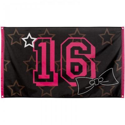 Boland Number 16th Birthday Flag Banner