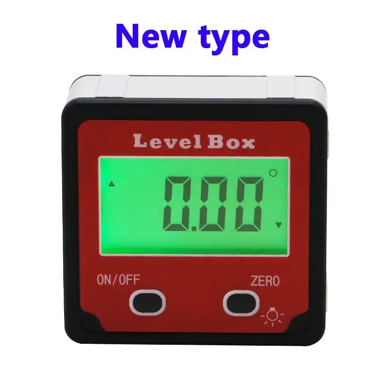 SHANHR Electronic Protractor Inclinometer Bevel Box Angle Finder Digital Inclinometer With Backlight Angle Measurement Gauge 5515-90R