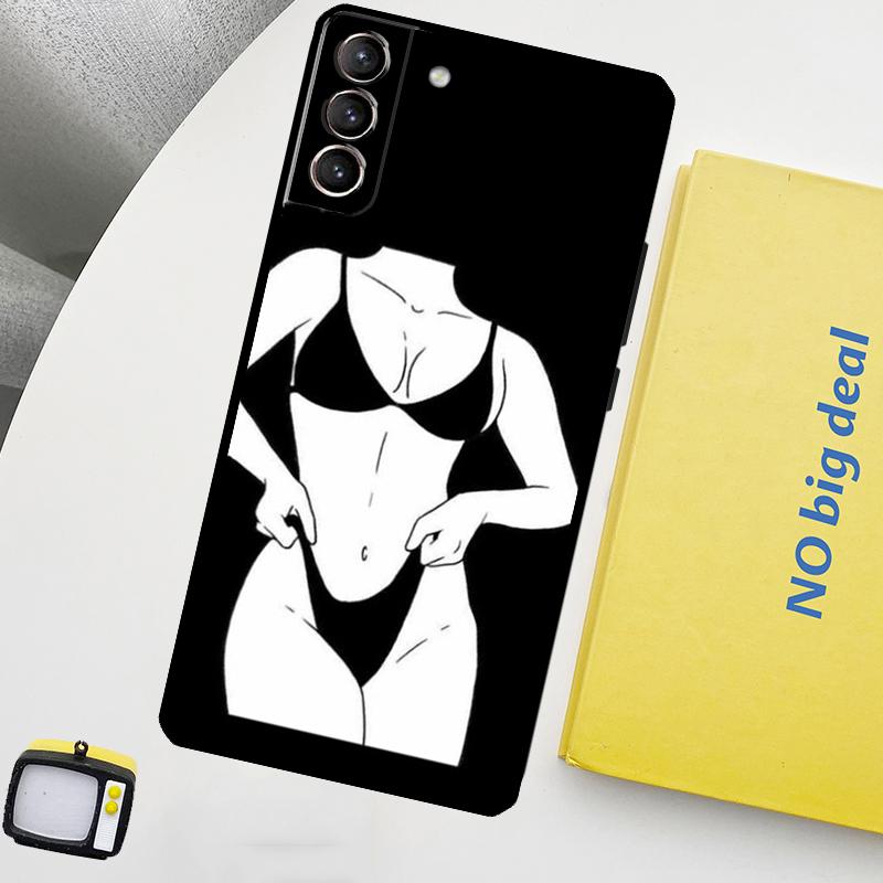Sexy Nude Women Art Phone Case For Samsung Galaxy S25 Ultra S20 S21 S22 S23 Plus S9 S10 S25 FE S24 Ultra Cover