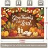 2D Inspirational Christian Thanksgiving Nature Backdrop Cloth