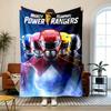 Power Rangers  Soft and Comfortable Flannel Suitable for Sofas Living Rooms Outdoor Camping Travel and Also Makes a Great Anniversary Gif