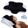 Memory cotton butterfly shaped pillow Slow rebound cow horn pillow Cervical pillow