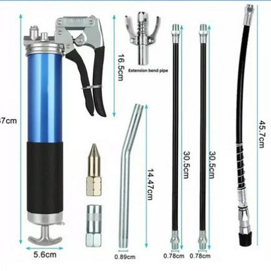 High-Pressure Pistol Grip Grease Gun - Labor-Saving Manual Tool