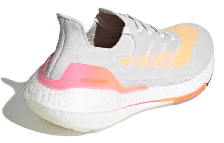 UltraBoost 21 Wmns Adidas 'White Acid Orange' Women's FY0400