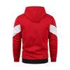 Men‘s Zipper Pullover Long Sleeve Hooded Sweatshirt Tops Blouse