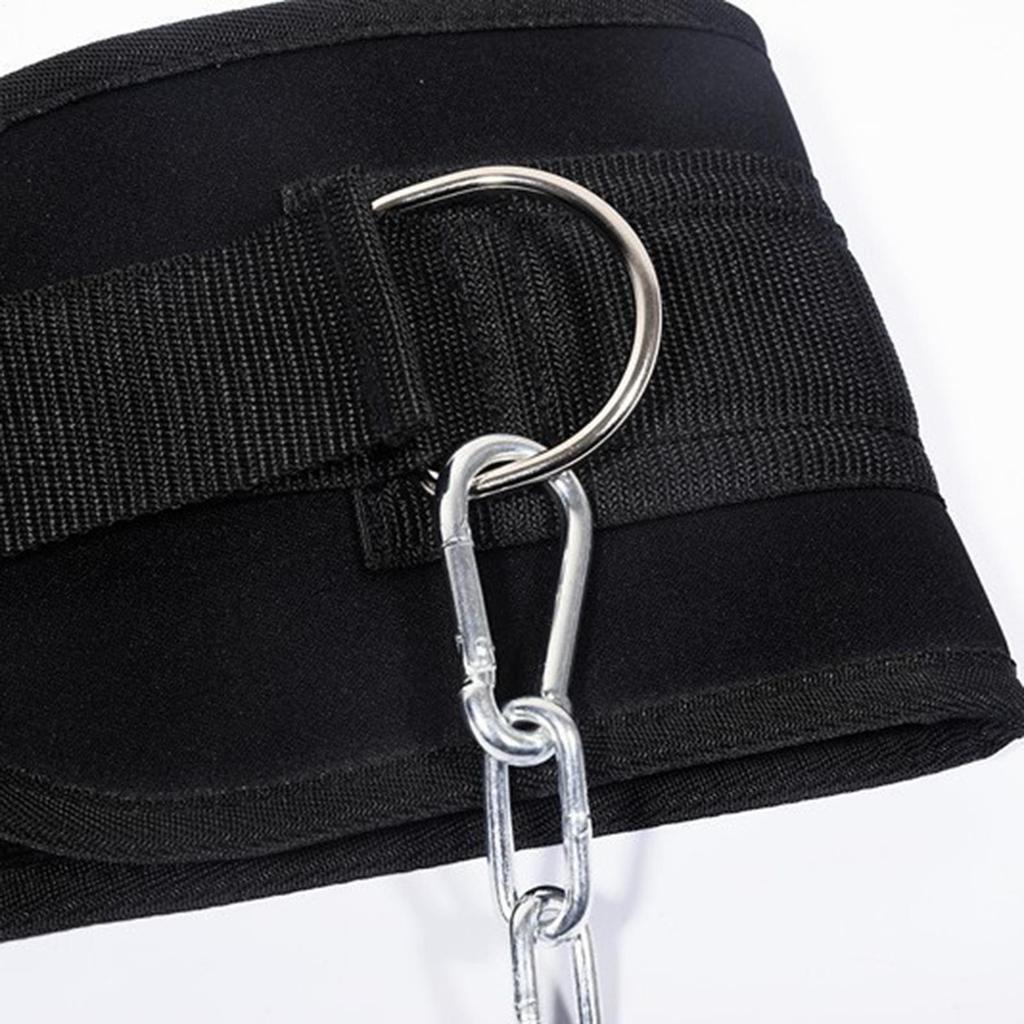 Weightlifting Belt Fitness Sports Equipment Metal Chain Waist Weighted Dipping Pull Belt for Exercises