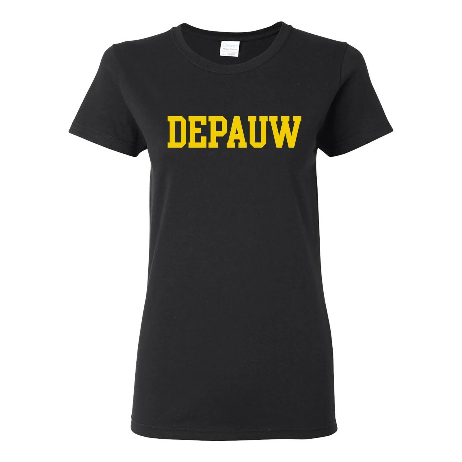 Depauw Tigers Basic Block Womens Shirt - Black M