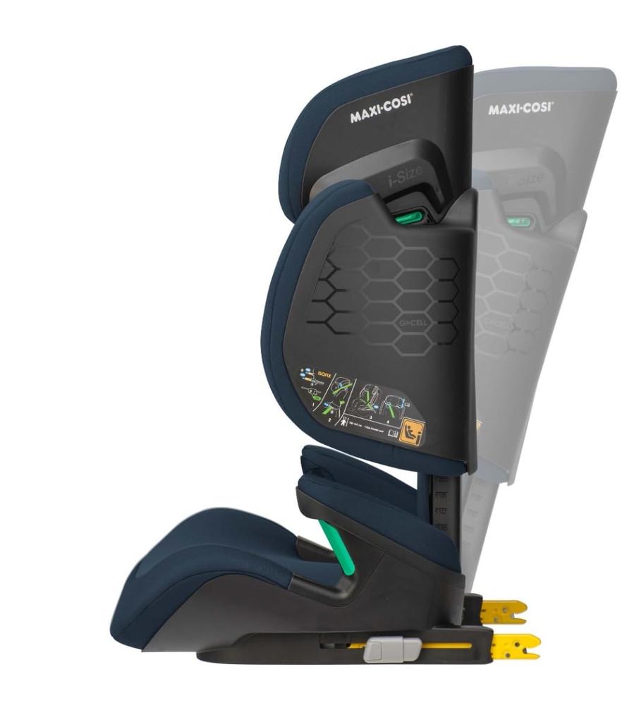 Compatibil atât cu sistemul de fixare ISOFIX, cât și cu centura de siguranță RODIFIX R ALBASTRU AUTENTIC 3 ani și jumătate și peste QNY8760477110 MAXI-COSI I-SIZE (garanție
