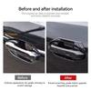 For Chery Jetour T2 2024-2025 Car Carbon Fiber ABS Car Door Handle Bowl Protect Sequin Auto Tailgate Handle Bowl Frame Accessory