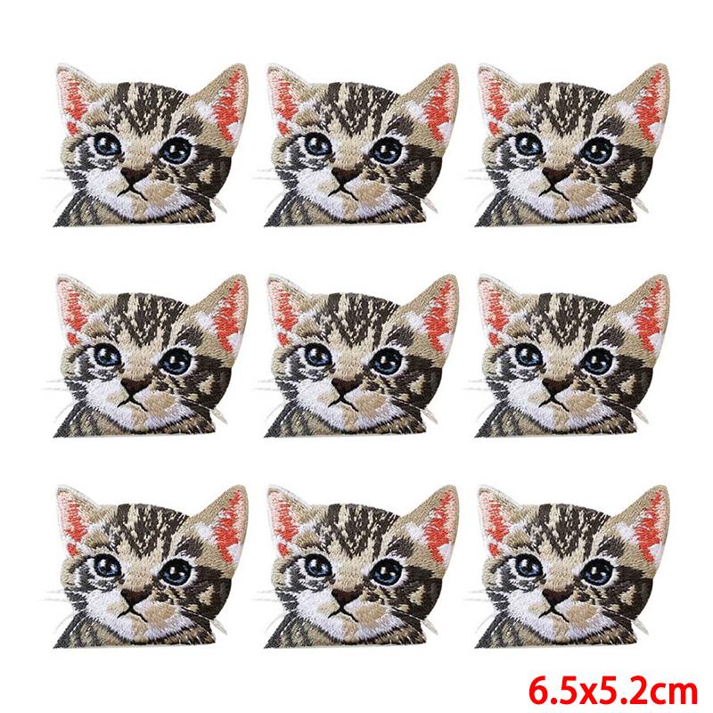 10 Pcs/lot Wholesale Embroidery Patch Iron On Patches For Clothing Patches On Clothes Jackets Decor Applique Sew Supplies