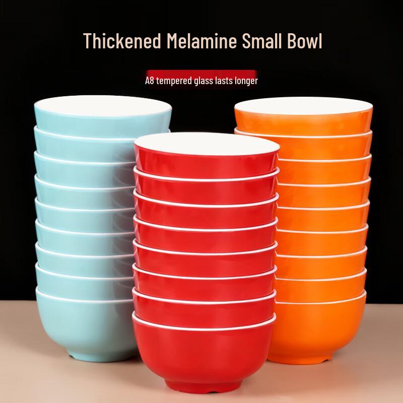 DeRuiEn 4.5-inch Melamine Asian Noodle Bowl