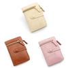 Womens Pu Wallet With Multiple Card Slots And Zipper For Daily Use