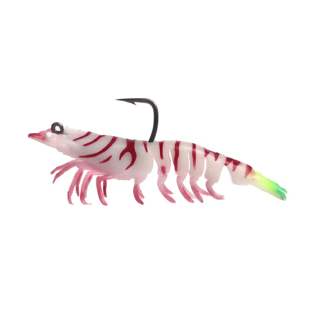 Soft Shrimp Fishing Lure 8cm 8g Lead Weighted Soft Bait Shrimp Shape Artificial Bait for Bass Pike Fishing Tackle
