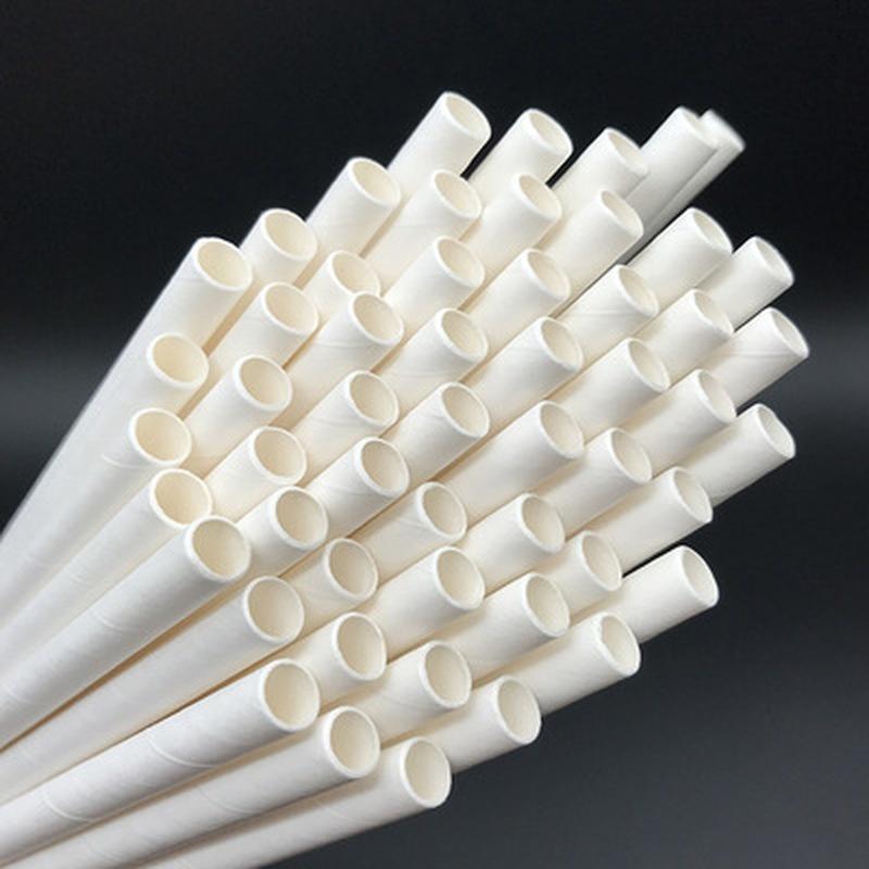 25/50PCS Disposable Paper Straws for Baby Shower Wedding Party Birthday Party Decoration Supplies Vintage Drinking Straws