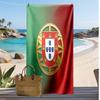 Asciugamano da Spiaggia Stampa Calcio Portogallo Asciugatura Rapida Super Assorbente Morbido Asciugamano da Bagno per Nuoto Spiaggia Viaggio Souvenir Regalo