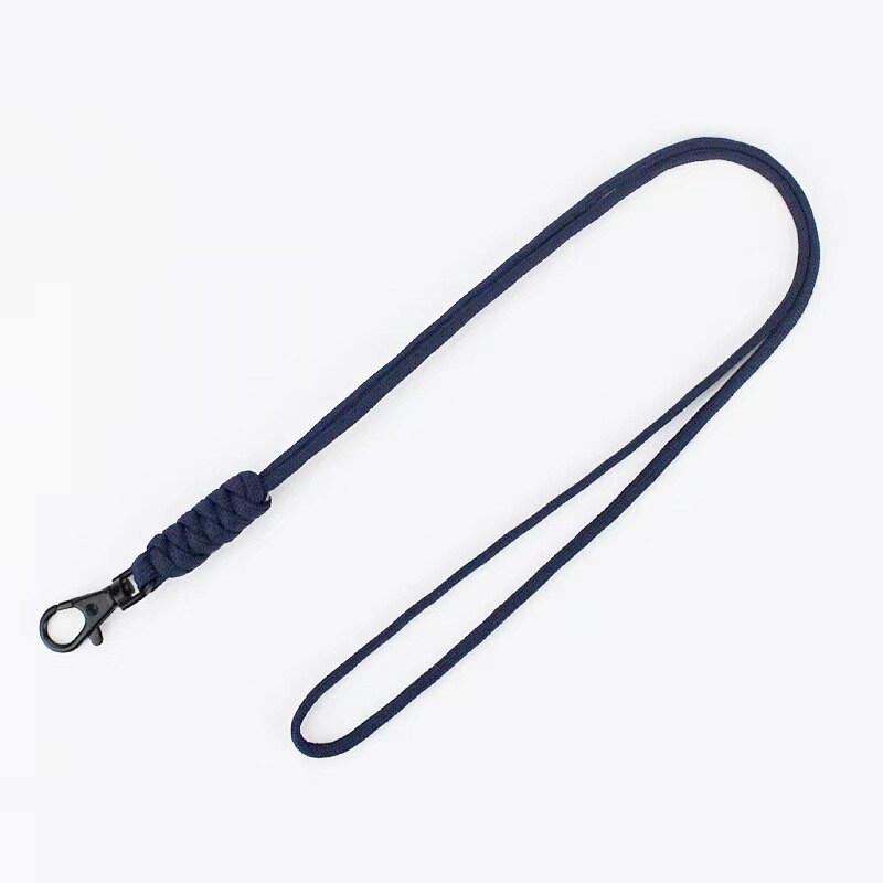 Double Zipper Mesh Earphone Protection Bag Coins Storage Keys Credit Card Holder Pouch Travel Wallet with Lanyard