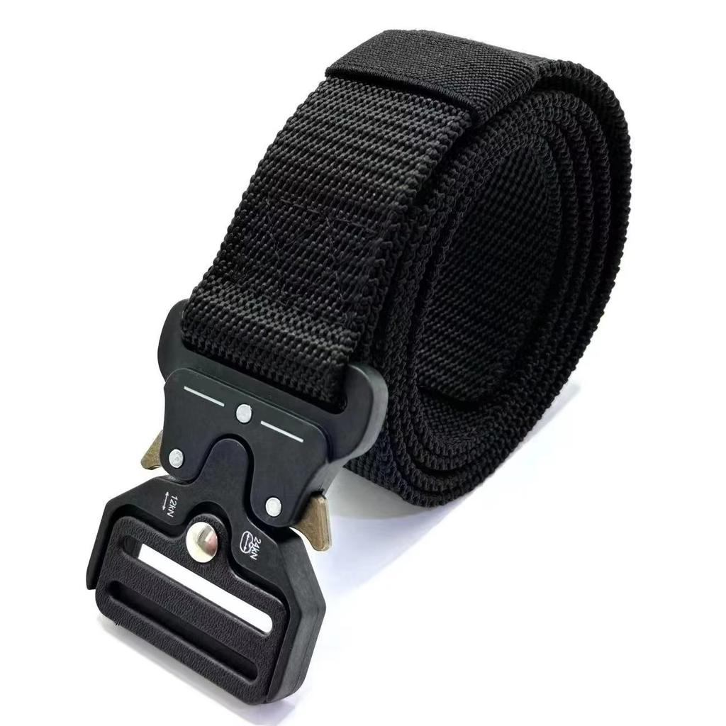 Cinturón para Hombre Outdoor Caza Táctico Cinturón de Hombre Multifuncional Combate Supervivencia Alta Calidad Lona Nailon Cinturón de Hombre Cinturón Deportivo