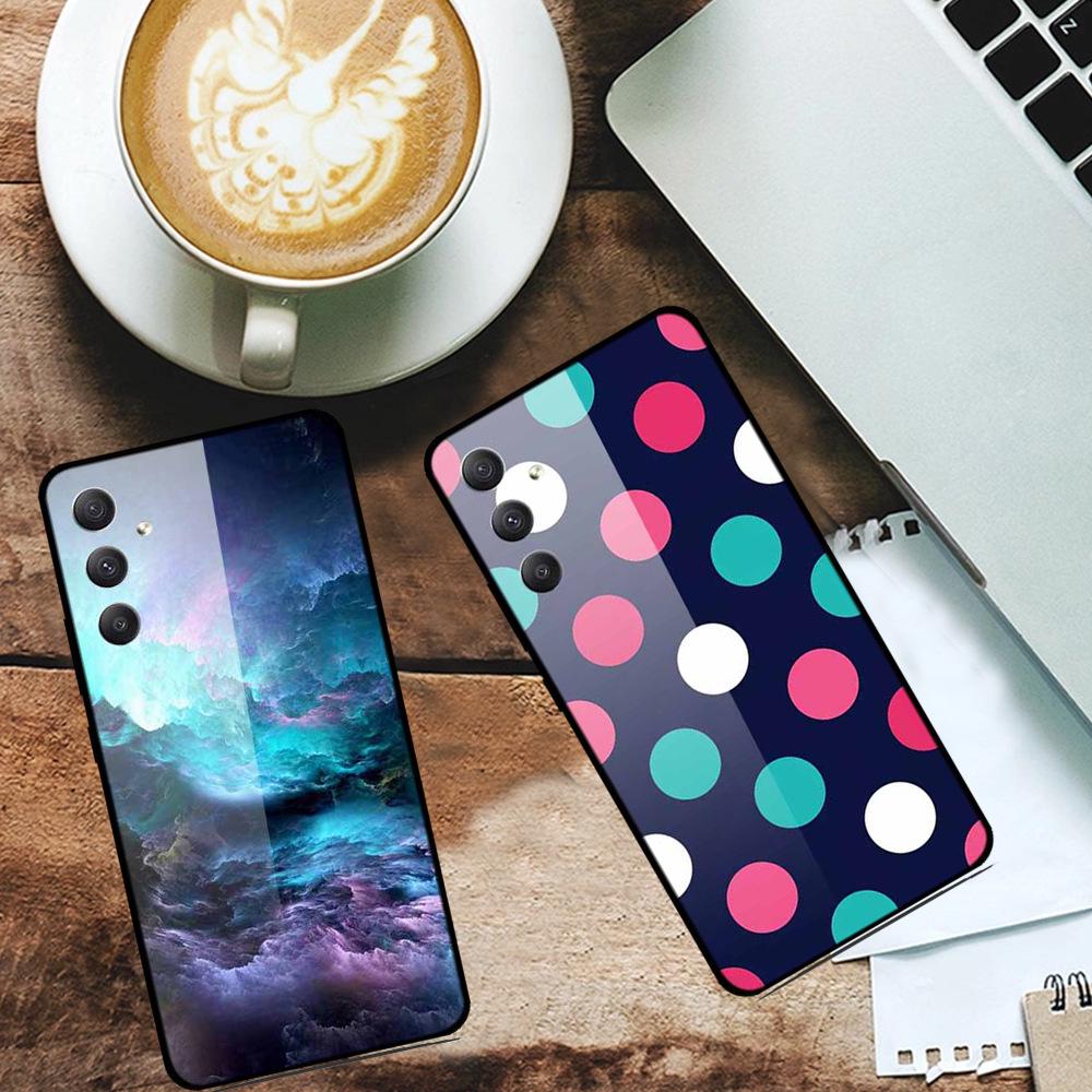 Чохол для телефону Samsung A35 5G - Персоналізоване кольорове загартоване скло, Захист від падінь.