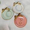 3D Resin Bow Macaron Color Desktop Ornament and Photography Prop Tray