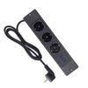 Versenkbare Steckdosenleiste 3x Steckdosen 2x USB A 1x USB C PD20W Anschlüsse Tischsteckdose mit 1,5 m Kabel Standard