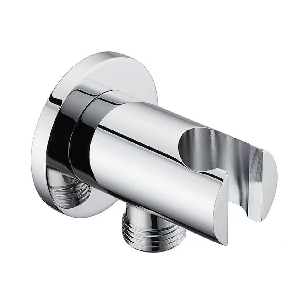 Shower Head Holder Wall Mounted Outlet Elbow Shower Hose Connector Head Holder Bracket Holder Base Bathroom Accessories