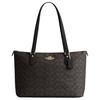 Coach Dámská kabelka přes rameno/crossbody taška Gallery z PVC kůže, Nákupní taška, Kabelka Dámská Tmavě hnědá CW381-IMXAQ