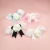 Camellia Scarf, Small Fragrant Lace Bib, Pet Dog Bib, Cat Puppet Photo Accessories