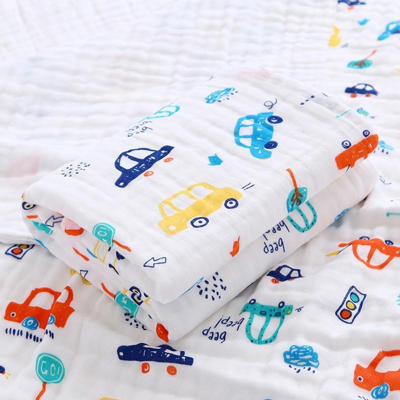 Newborn Cotton Swaddle: Six-Layer Baby Gauze Bath Towel & Quilt