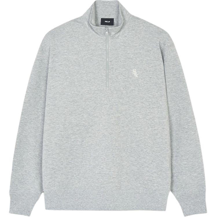 MLB SS24 Sweatshirt Unisex Heather Gray 3AMTB0241-44MGS S