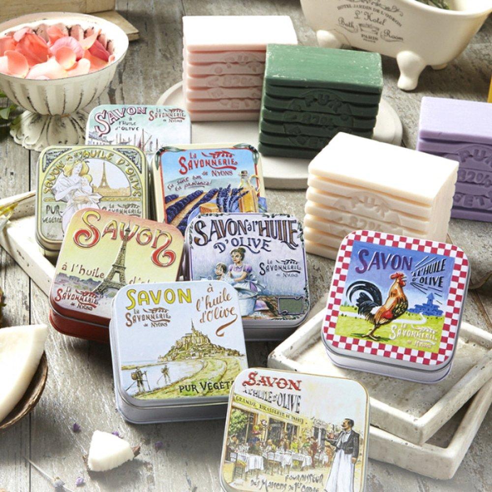La Savonnerie De Nion Tin Case Soap 100g 5 Types, Choose 1