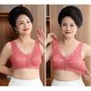 Plus Size Front Buckle Wireless Seamless Vest Style Bra For Middle Aged Women