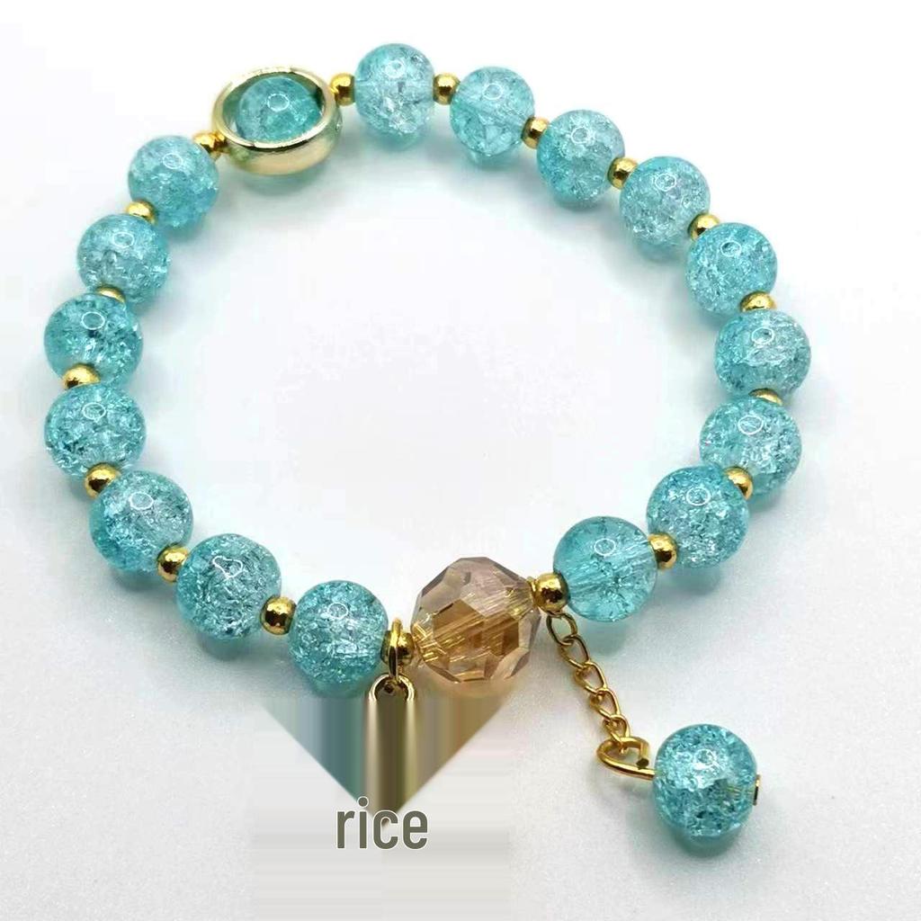 Elegant Crystal Butterfly Beaded Bracelet