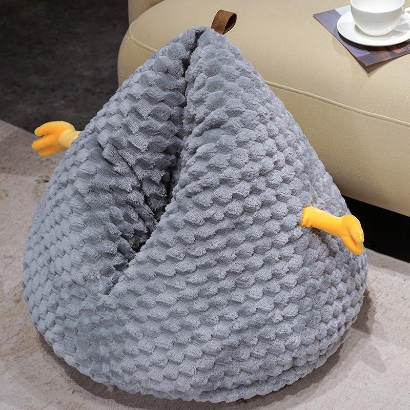 

Плюшевая игрушка «Птичий зад» для собаки и кошки, подушка для лежанки, мягкий материал для домашнего комфорта Gray