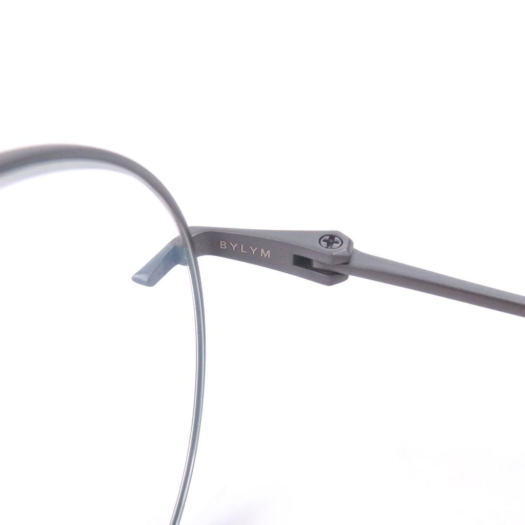 Pristine DITA Glasses BYLYM Boston Frame Cancer Metallic Mens DTX158-A-03 Used
