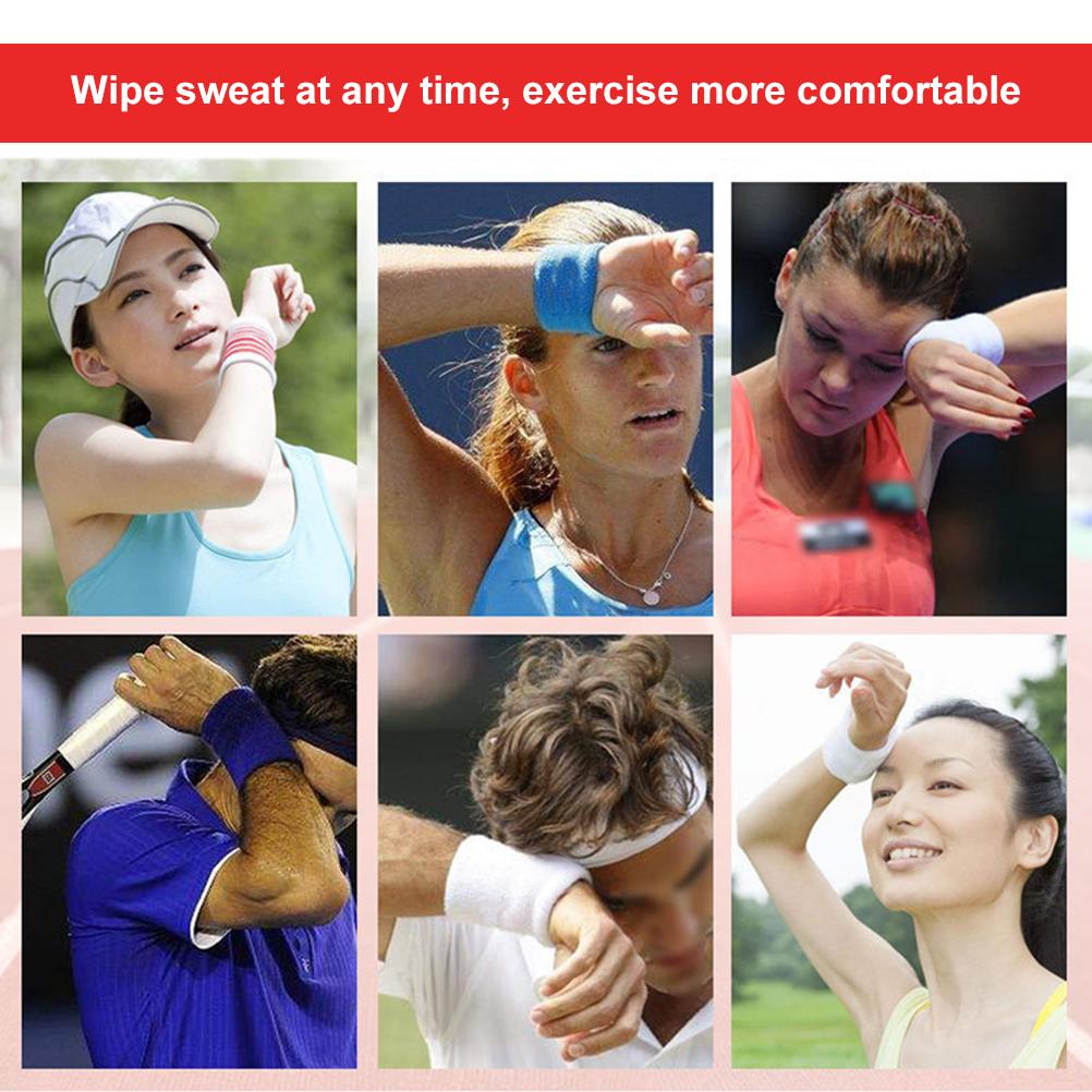 2 buc brățări sport brățări încheietura mâinii benzi pentru baseball tenis baschet fotbal alergare și lucru