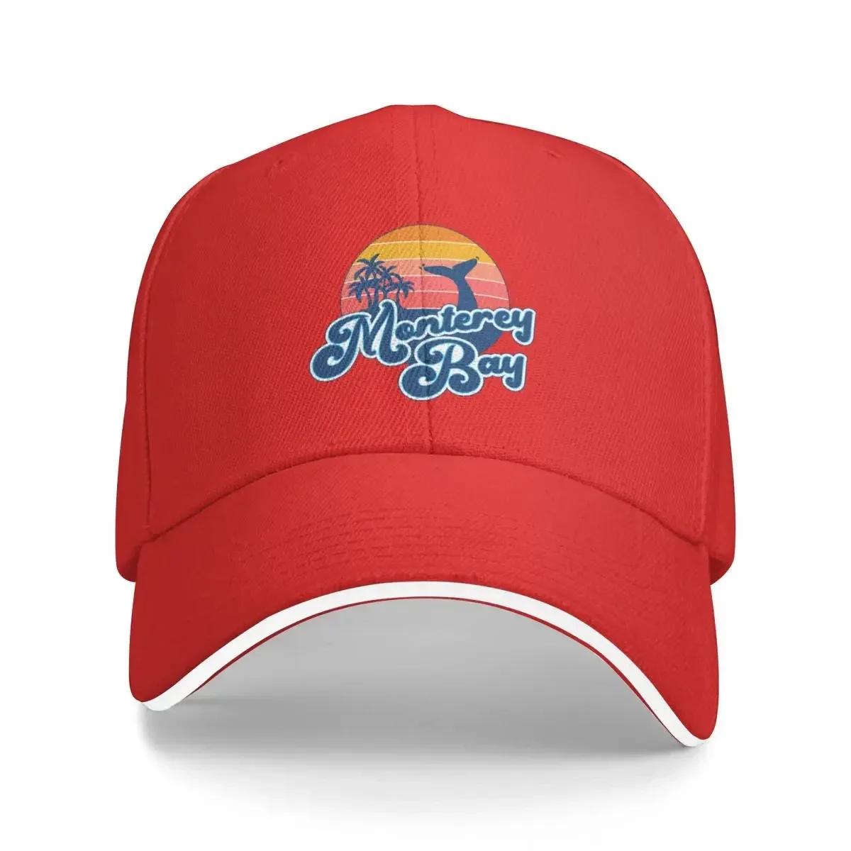 Monterey Bay California CA Surfer s Retro Sunset Vintage Baseball Cap GentleUnisex Hat custom Hat Unisexs Hats Womens