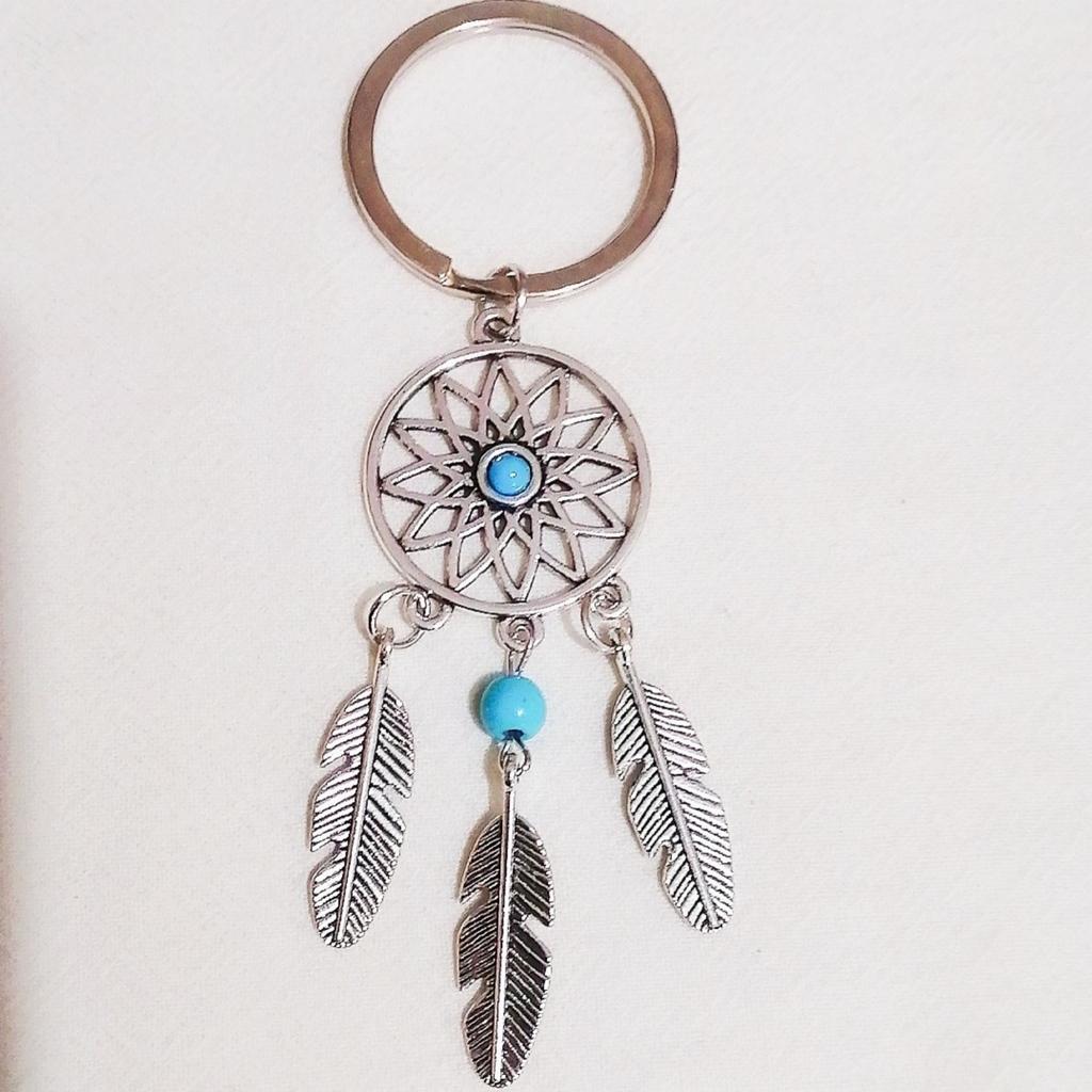Traumfänger-Autoornament, Schlüsselanhänger, handgefertigt, zum Aufhängen, Anhänger, Taschenornament, geeignet zur Dekoration und Stilverbesserung