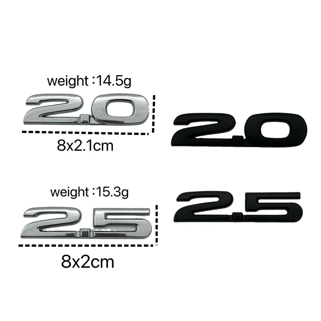 Suitable for Mazda Metal 2.0 Modified Car Logo Atz Enclave 2.5 Four-wheel Drive Logo AWD Side Label Car Sticker Emblem Wcgvh11