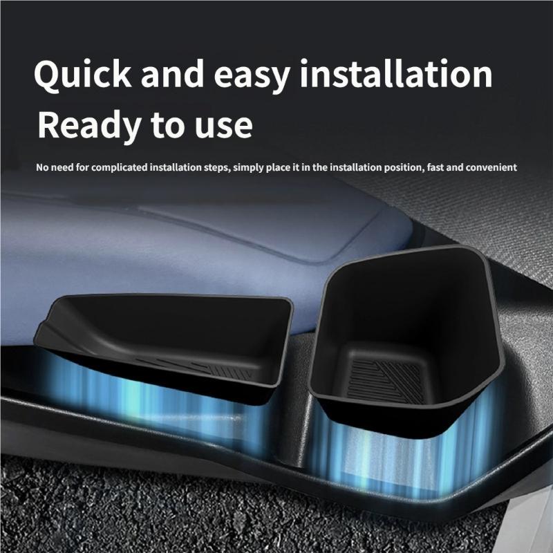 10pcs Vehicle Door Side Storage Boxes Fro 2025 Feature Easy Installation and Multiple Compartments for Car Interior