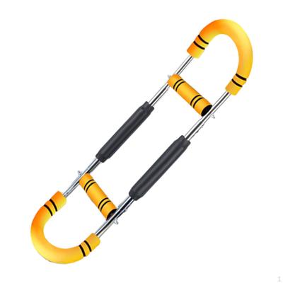 Arm Exerciser Spring Workout Strengthener Chest Expander Power Twister Bar for Muscle Building,