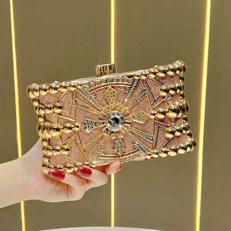 Handbag Evening Bag Luxury Minimalist Crystal Handbag Fashion Chain Strap Crossbody Bag