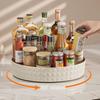 1pcs Rotating Seasoning Rack Multifunctional Cosmetic Storage Box, Household Seasoning Storage Rack, Kitchen Storage Rack