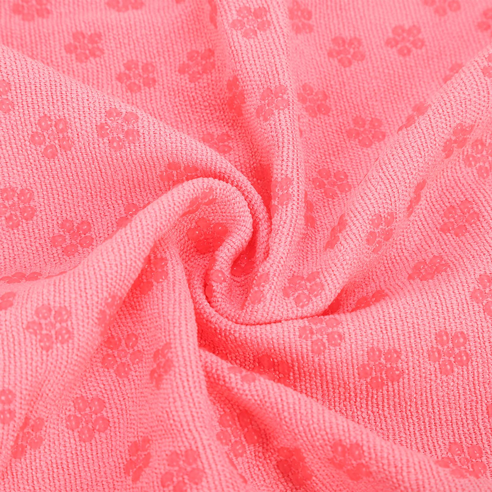 Towel Soft Microfiber Slip Resistant Sweat Absorbent Mat Towel for Pilates Exercise Classes