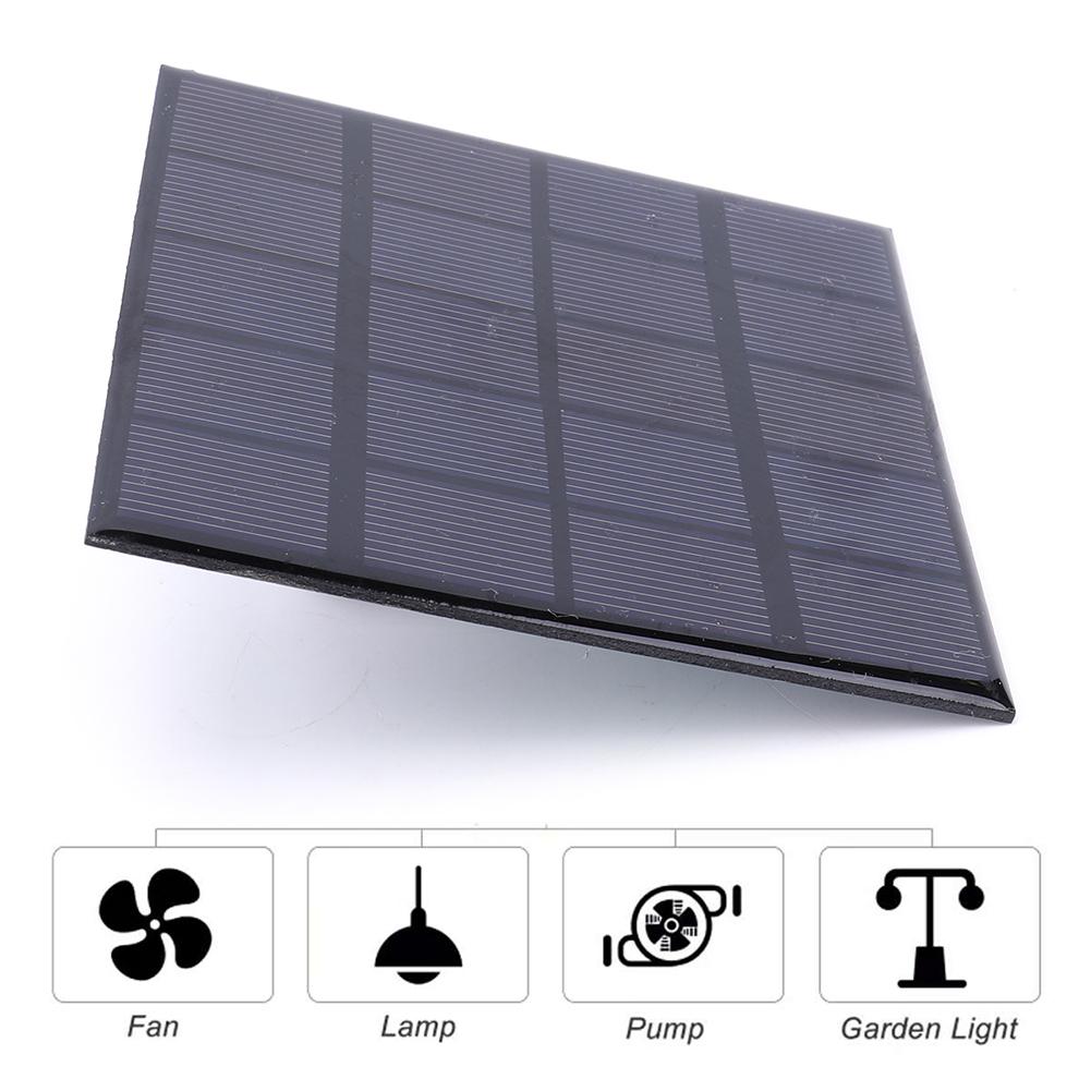 Solar Panel Outdoor 3W/2W/1.5W 5V DIY Solar Cells System for Low-power Electrical Appliances Light Moblie Phone Battery